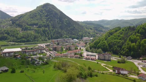 Thermal-SPA-centrum-Thermana-Lasko-with-hiking-hill-Hum-in-background