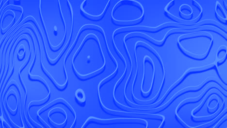 Animation-Fließender-Blauer-Linien,-Die-Eine-Ruhige,-Kontinuierliche-Formschleife-Bilden