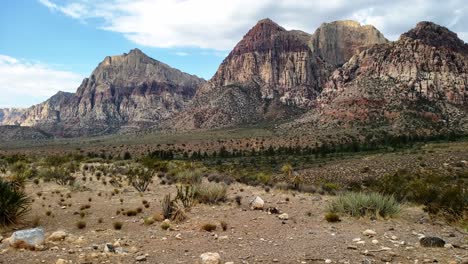Área-De-Conservación-Nacional-De-Red-Rock-Canyon-Panorámica-Hacia-El-Oeste