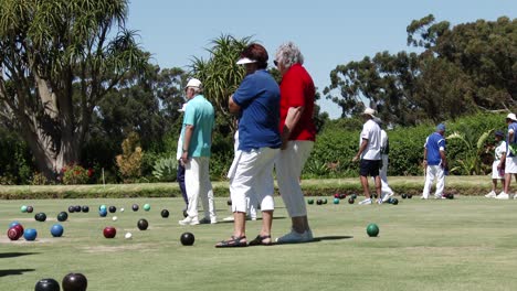 A-group-of-lawn-bowlers-on-the-green-during-a-club-open-day