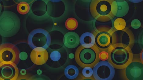 The-abstract-motion-of-blinking-circles-disk-appears-and-disappears-in-the-dark