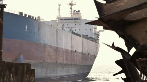 Partial-View-Of-Large-Ship-At-Breakers-Yard-At-Gadani-In-Pakistan