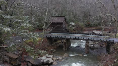 Grist-Mill-and-Bridge-in-WV