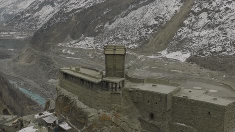Antenne-über-Altit-Fort-Im-Hunza-Tal