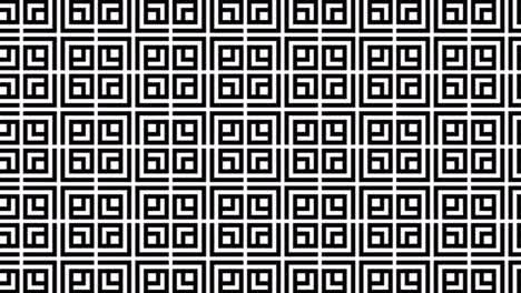 Abstrakt,-Hintergrundanimation,-Nach-Rechts-Scrollen,-Schwarze-Und-Weiße-Quadrate