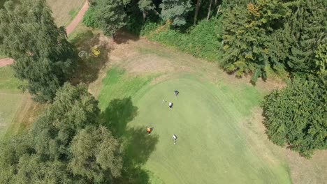 Golf-course-flyby-flyover-putting
