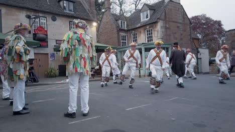 Uppingham-market-town-hosting-the-Rutland-Morris-Men-to-the-market-square-to-provide-traditional-folk-dancing-and-music