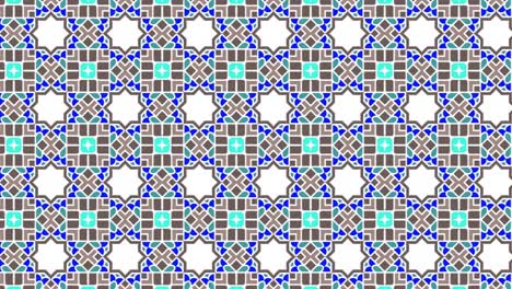 Illustration-Of-Complimentary-Pattern-Animation-In-Black-Grey-Aqua-Blue-And-White-Colors