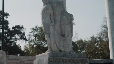 Close-Up-of-The-Monument-of-the-Heroic-Cadets-in-Chapultepec-Park-in-Mexico-City
