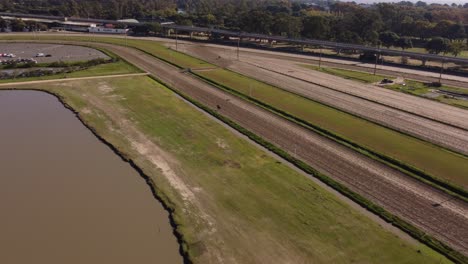 bird's-eye-view-of-the-hipodromo-de-palermo-with-a-training-horse-on-the-track-in-buenos-aires-argentina