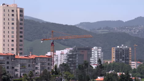 Construction-Crane-Turns-While-Lifting-a-Load