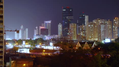 Panama-City--Night-time-lapse