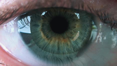Supernahaufnahme-Des-Schönen-Menschlichen-Weiblichen-Auges