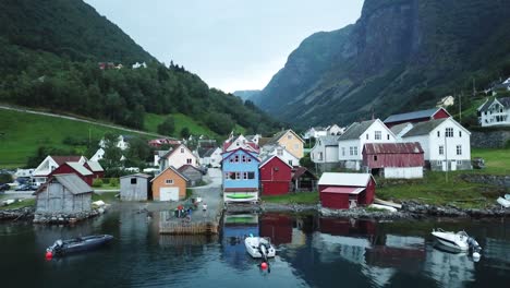Underdale-a-village-located-in-the-fjords-of-norway