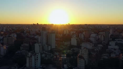 Drone:-Sunset-over-the-CIty.-Forward-movement.-Slow