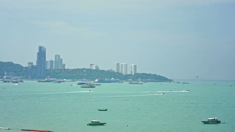 Thailand,-Pattaya-City-Waterfront-Timelapse