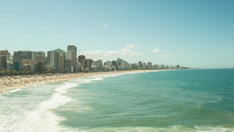 Zeitraffer-Vom-Strand-Von-Ipanema,-Rio-De-Janeiro,-Brasilien