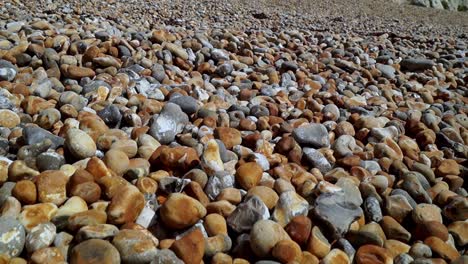 Colorful-Pebbles-on-a-Beach,-Dover,-England