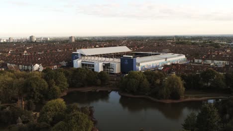 Iconic-Goodison-park-EFC-Liverpool-football-ground-stadium-aerial-view-Everton-low-orbit-left