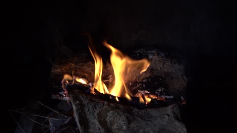 Fire-Burning-in-Fireplace-panning-left-to-right-in-slow-motion