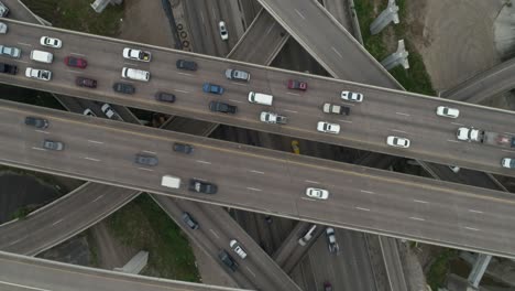 This-vidoe-is-about-a-time-lapse-of-rush-hour-traffic-on-freeway-in-Houston,-Texas