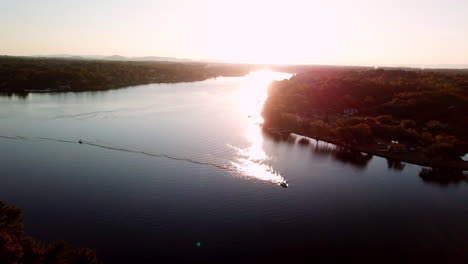 Sunset-Aerial-Lake-Hickory-NC,-Lake-Hickory-North-Carolina