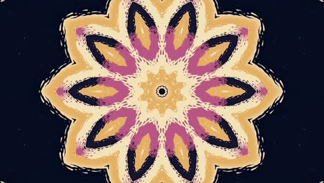 Colors-moving-in-black-background,-kaleidoscope---animation