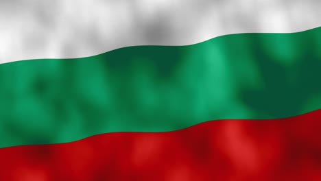 Bandera-Búlgara-Ondeando-En-El-Viento