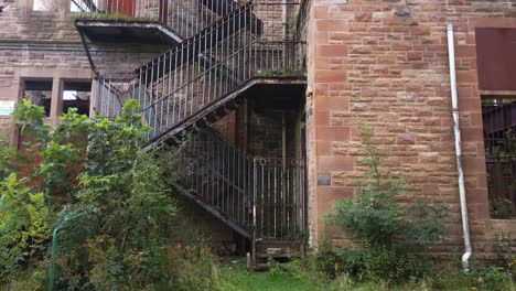 External-fire-escape-staircase-at-Hartwood-Hospital