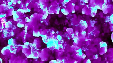Purple-and-cyan-abstract-animation-psychedelic-trippy-visuals-mixing