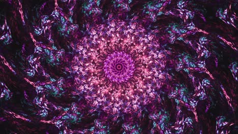 Endless-looping-abstract-spiritual-circle-mandala---fractal-representation-of-sacred-space