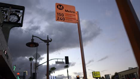 Metro-bus-stop-in-large-city