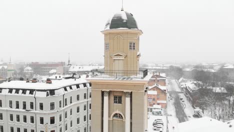 Divine-sacred-dome-tower-Church-of-Jesus-in-winter-december