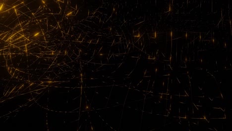 Plexus-Abstrakte-Netzwerkwissenschaft.-Bewegungshintergrund.-Loop-Animation
