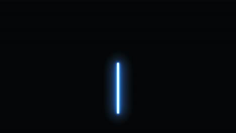4K-Animated-Blue-LightSaber-on-Black-Background