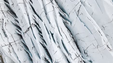 Glaciers-in-south-Iceland---aerial-drone-shot