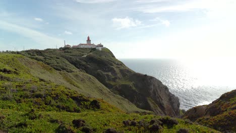 Cabo-da-Roca-Lighthouse-near-Atlantic-Ocean-Which-Marks-the-Most-Westerly-Point-of-Mainland-Europe