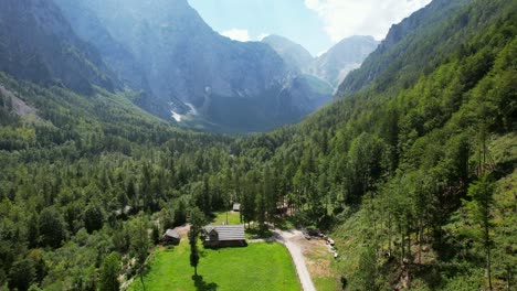 This-is-Logar-Valley-in-Slovenia,-and-it-is-one-of-the-most-beautiful-Alpine-glacial-valleys-found-in-Europe