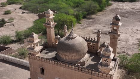 Die-Festung-Derawar-In-Der-Wüste-Cholistan-Wurde-Von-Einer-Drohne-Auf-4K-Video-Aufgenommen