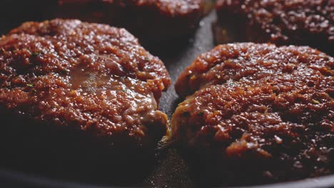 Frying-Burger-Patties-Made-Of-Ground-Turkey-Meat