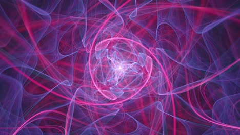 Astral-Trance-Tunnel---Nahtlose-Schleifen-Abstrakter-Fraktaler-Spiralen,-Künstlerischer-Kaleidoskop-Hintergrund,-Spirituelle-Geometrie,-Kosmische-Galaxien-Linienkunst---Ideal-Für-Musik-VJ-Und-Meditative-Hintergründe