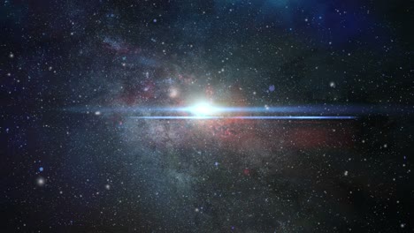4K-Ansicht-Der-Galaxie-Befindet-Sich-In-Einem-Dunklen-Universum
