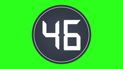 50-Minuten-Countdown-Auf-Grünem-Hintergrund