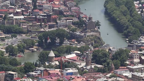 A-view-of-Tbilisi-city-on-the-bank-of-Mtkvari-River