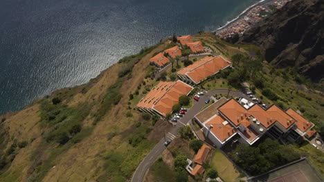 Aerial-view-of-the-hotel-Jardins-do-Atlantico-in-Prazeres-Calheta-Madeira-island