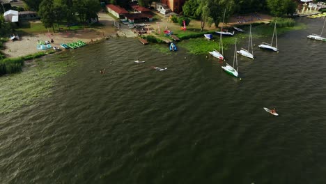 Zagrze-Lake-Recreational-Center,-Poland