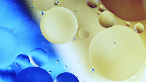 Burbujas-De-Aceite-De-Primer-Plano-Real-En-La-Rotación-Del-Agua-Con-Fondo-De-Mezcla-Abstracto-Degradado-De-Color