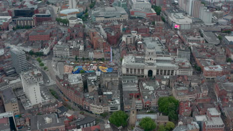 Rising-drone-shot-of-Old-Market-Square-and-Nottingham-city-council-building