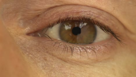 Close-up-of-a-European-human-eye-opening-and-closing