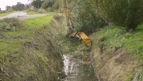 Cleaning-ditches-to-prevent-flooding